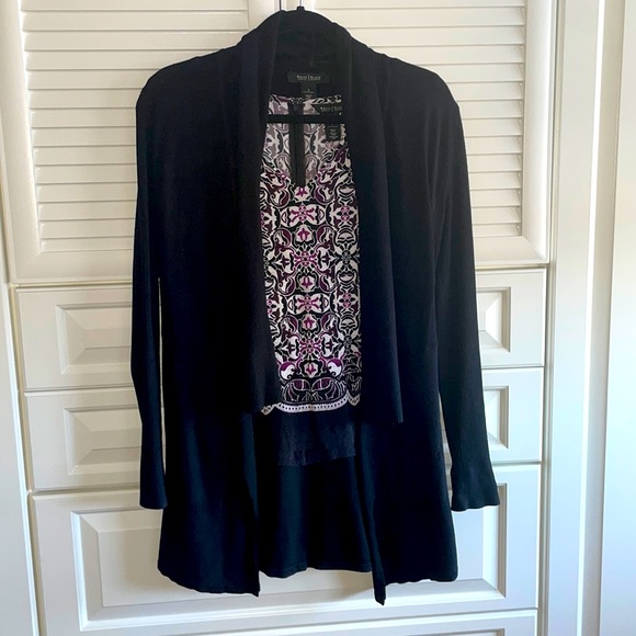 WHBM long open front cardigan - Picture 4 of 14